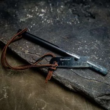 Durable Ferro Rod Fire Starter – 20,000 Strikes for Camping