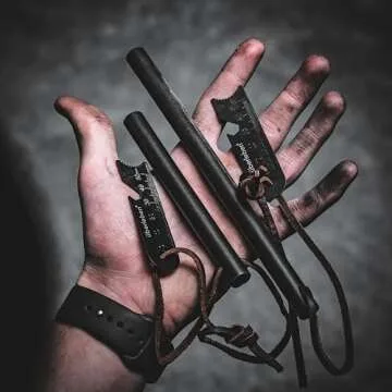 Durable Ferro Rod Fire Starter – 20,000 Strikes for Camping