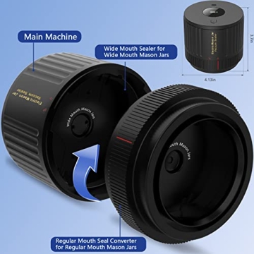 Electric Mason Jar Vacuum Sealer Kit for Jars