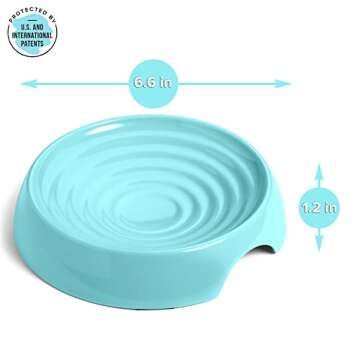 CatGuru Whisker Friendly Cat Bowls for Indoor Cats