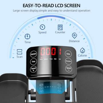 Ellipse Leg Exerciser for Quiet Under Desk Workouts