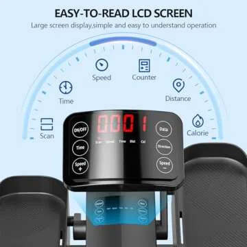 Ellipse Leg Exerciser for Quiet Under Desk Workouts