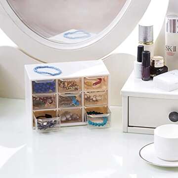 Compact Shoccolt Desktop Drawer Organizer for All Needs