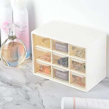 Compact Shoccolt Desktop Drawer Organizer for All Needs