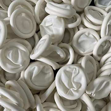 Zxfuture Disposable Latex Finger Cots - Protective Covers