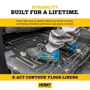 Husky X-act Contour Floor Mats for 2015-2024 Ford F-150