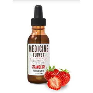 Flavor Extract Premium Natural Strawberry for Culinary Use By Medicine Flower