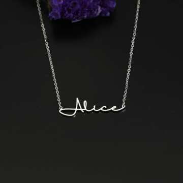 Yopicks Custom Name Necklace Personalized Sterling Silver