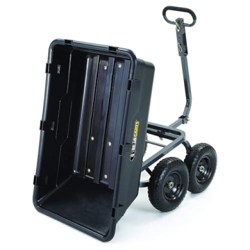 Gorilla Carts Heavy Duty Yard Dump Cart 1200 Lb Capacity