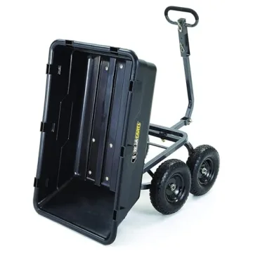 Gorilla Carts Heavy Duty Yard Dump Cart 1200 Lb Capacity