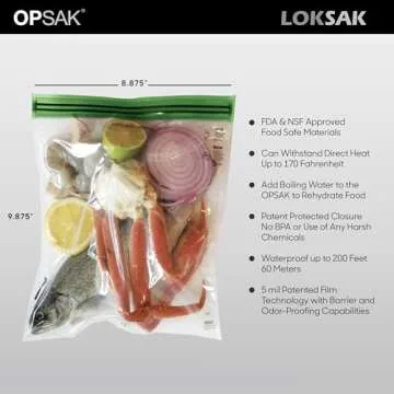 OPSAK Odorproof Dry Bags for Backpacking and Hiking