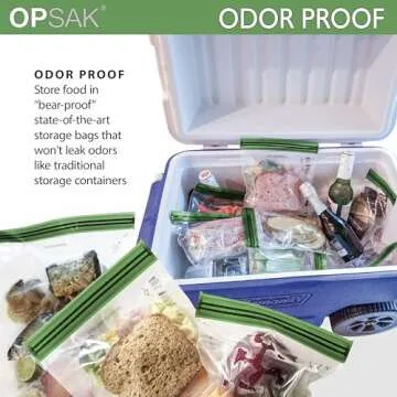 OPSAK Odorproof Dry Bags for Backpacking and Hiking