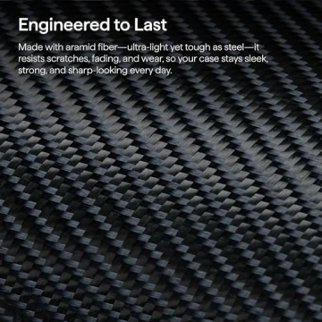 PITAKA for iPhone 17 Pro Case 6.3" with Camera Control, MagSafe Compatible, Ultra-Slim, 600D Aramid ...