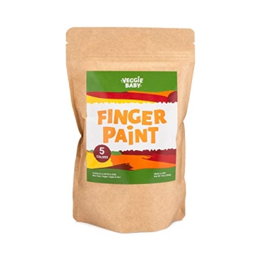 Veggie Baby Vegan Finger Paints Safe Organic Colors for Toddlers