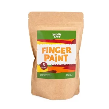 Veggie Baby Vegan Finger Paints Safe Organic Colors for Toddlers