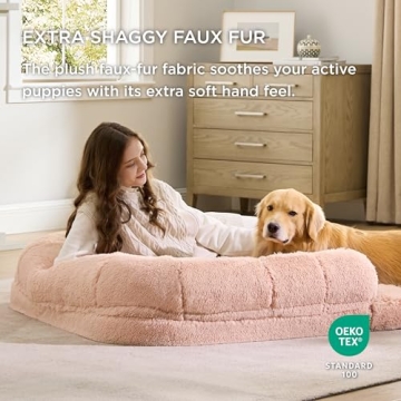 Bedsure Foldable Human Dog Bed for Adults & Pets