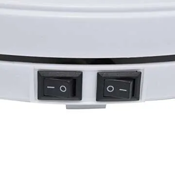 Fotoconic LED Rotating Display Turntable Stand - 10 Inch