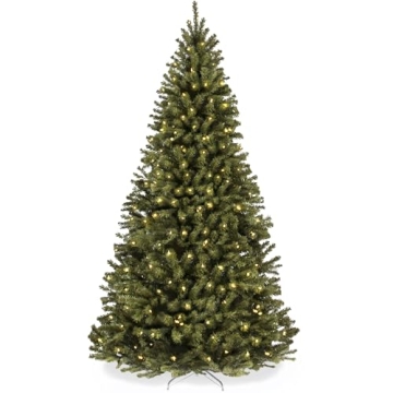 Best Choice Products 6ft Pre-Lit Spruce Artificial Holiday Christmas Tree for Home, Office, Party De...