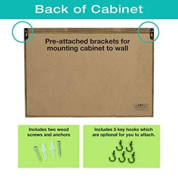 Rustic Magnetic Chalkboard & Corkboard Set Organizer 12" x 17"