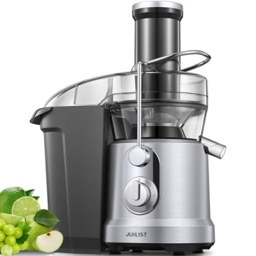 Juilist 1300W Centrifugal Juicer: Powerful Juice Extractor with Wide Mouth Feed