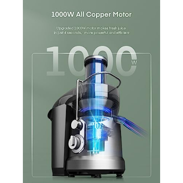 Juilist 1300W Juicer for Healthy Juice Extraction