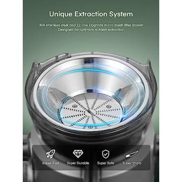 Juilist 1300W Juicer for Healthy Juice Extraction