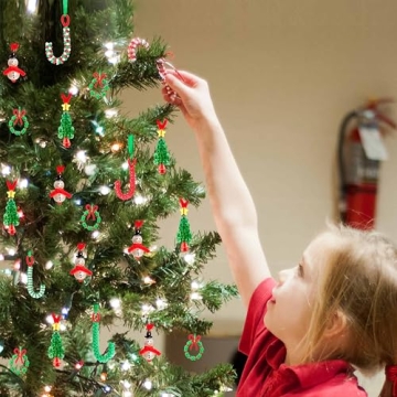 Holiday Beaded Ornament Crafts Kit for All Ages