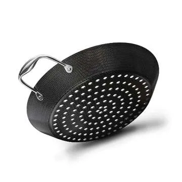 HexClad Hybrid Nonstick BBQ Grill Pan - Versatile and Dishwasher Safe for Effortless Grilling