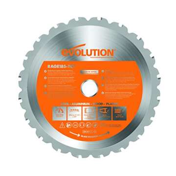 Evolution Multipurpose Saw RAGE Blades - 9 Inch Circular Saw Blade RAGE230BLADE