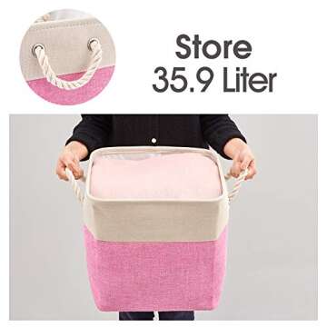 EZOWare Collapsible Storage Bins - Organize Your Space