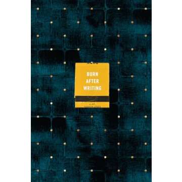 Burn After Writing (Dots) - A Fun Guided Journal for Self-Discovery