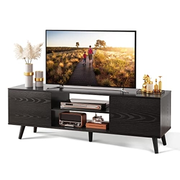 WLIVE Rustic TV Stand for 55-60 inch TVs