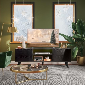 WLIVE Rustic TV Stand for 55-60 inch TVs