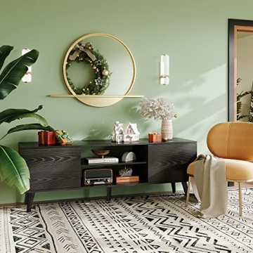 WLIVE Rustic TV Stand for 55-60 inch TVs