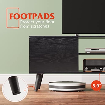 WLIVE Rustic TV Stand for 55-60 inch TVs