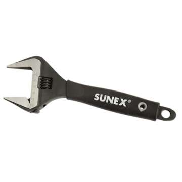Sunex 9613 Adjustable Wrench, 10" Wide Jaw