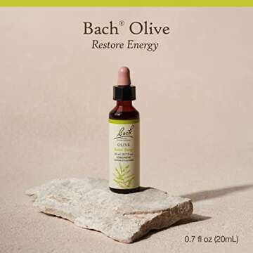 Bach Original Flower Remedies, Olive for Energy, Natural Homeopathic Flower Essence, Holistic Wellne...