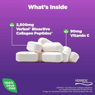 Natrol Collagen Skin Renewal, Dietary Supplement for Beauty Advanced, 120 Tablets, Up to a 40 Day Supply