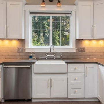 9BUILD Brass Knurled Cabinet Handles 10 Pack