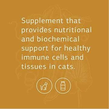 Standard Process Feline Immune System Support - Nutritional Supplement for Feline Immune Health Support - Cat Supplement Tablets to Aid Healthy Immune Cells & Tissue - 90 Tablets