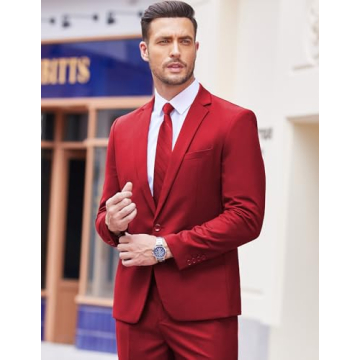 Elegant COOFANDY Men 2 Piece Suit for Any Occasion