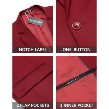 Elegant COOFANDY Men 2 Piece Suit for Any Occasion