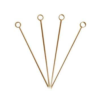 Cocktail Kingdom 12 Pack Gold Cocktail Picks - Elegant & Durable