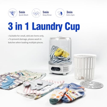 Portable Mini Washing Machine - Compact & Eco-Friendly