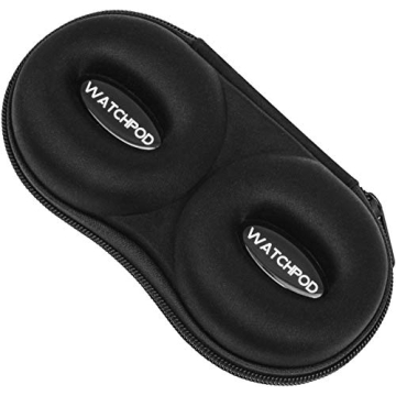 WATCHPOD Double Watch Travel Case for 2 Watches | Portable Protection & Zipper Closure