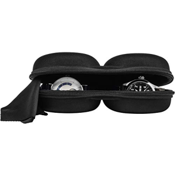 WATCHPOD Double Watch Travel Case Storage Holder Box