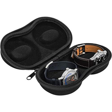 WATCHPOD Double Watch Travel Case Storage Holder Box