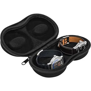 WATCHPOD Double Watch Travel Case Storage Holder Box