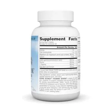Source Naturals Serene Science L-Theanine with Magnesium and GABA - 60 Tablets