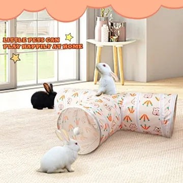 BWOGUE Bunny Tunnels for Small Pets Adventure
